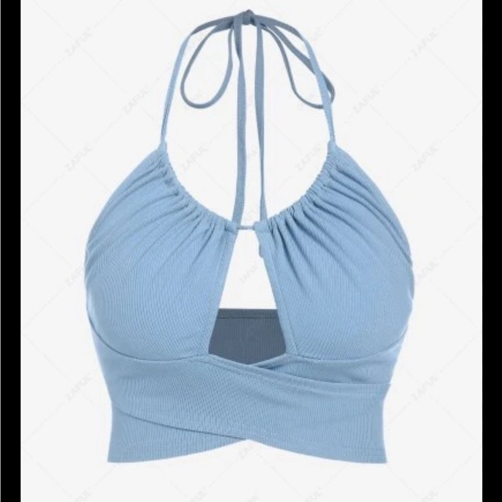 Urban outfitters wrap crop top
